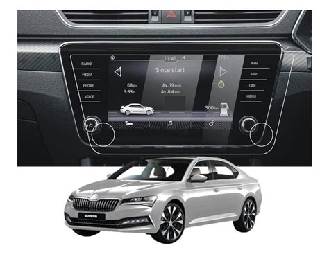 ROLENT GUARD Touch Screen System Guard for SKODA SUPERB Car Music ...