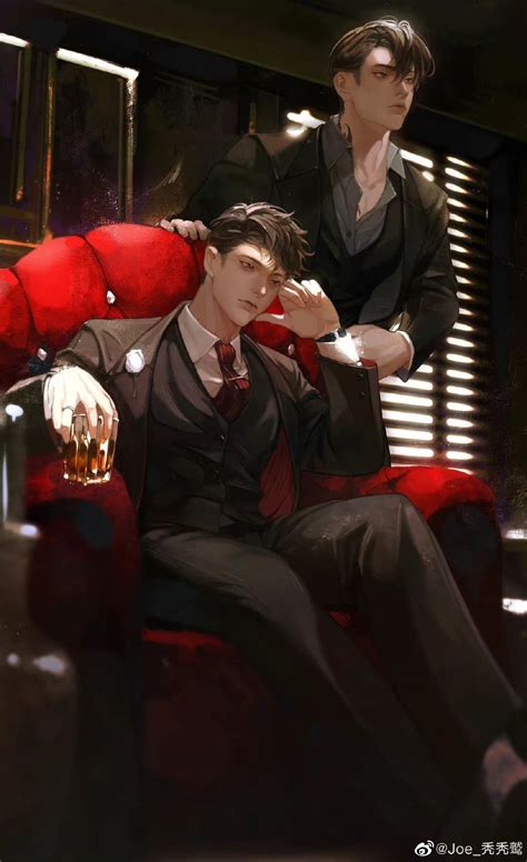 Anime Male Business Suit 的图像结果