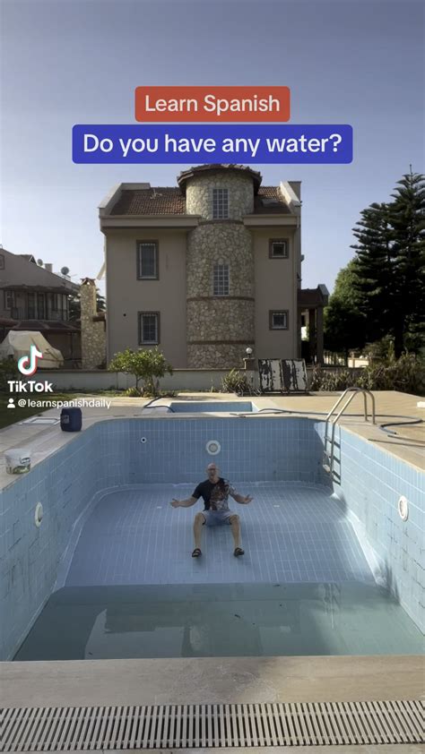 Learn Spanish Daily: How to say "DO YOU HAVE ANY WATER" in Spanish. : r ...