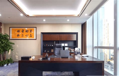三款老板办公室装修效果图__北京东格办公室装饰公司