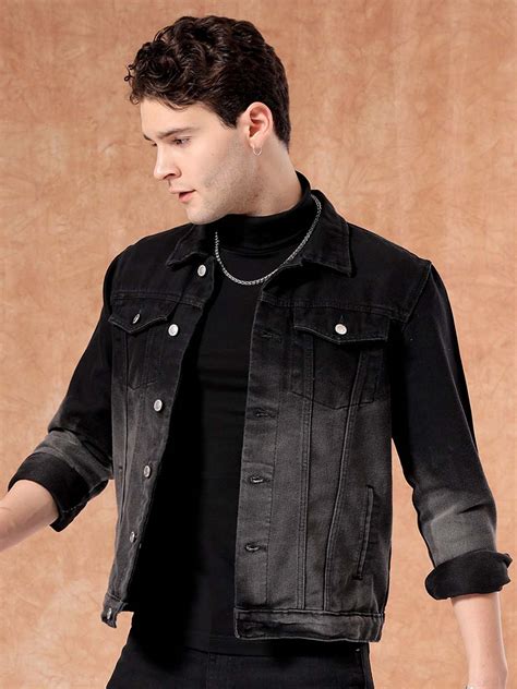 The Indian Garage Co Spread Collar Washed Denim Jacket - Price History