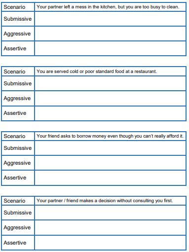 Image result for Assertive Communication Exercises