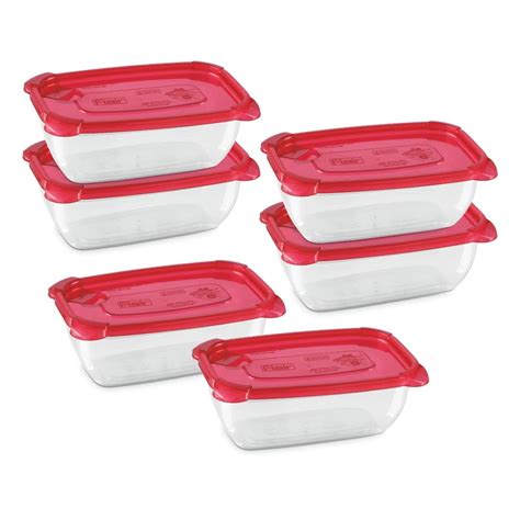FLAIR Micro-Vent Big Containers Set of 6 Pcs 1500 ML (MAROON) : Amazon ...