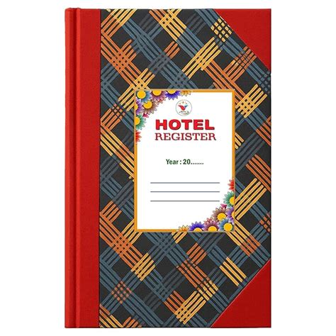 Anvis Hotel Register | 200 Sheets | 400 Pages | Format In English and ...