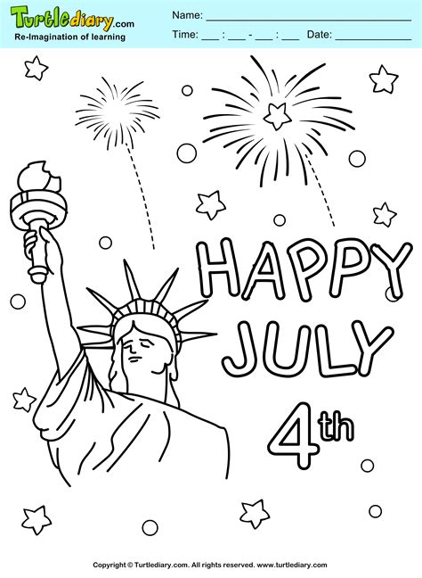 Printable Fourth Of July Coloring Pages