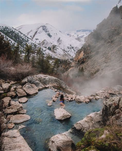 Hiking to Goldbug Hot Springs, Salmon-Challis National Forest in Idaho ...