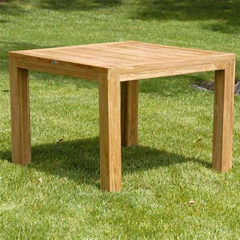 36 inch Teak Patio square Farm Table- Cornwal – Mcgill Teak
