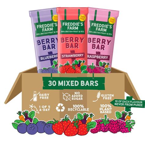 Freddies Farm Kids Snacks Fruit Snacks Multipack Strawberry Raspberry ...