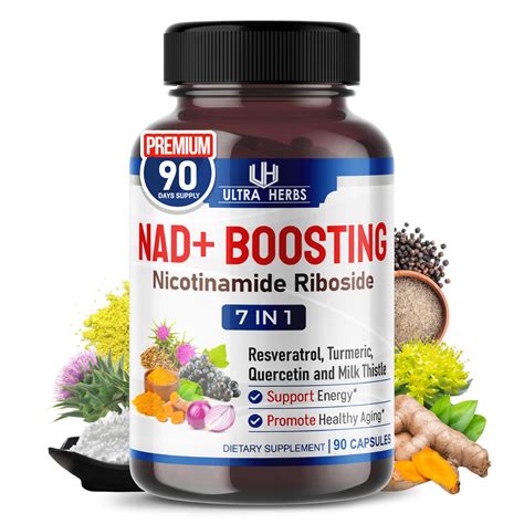 Nad Supplement With Nicotinamide Riboside Nr Trans Resveratrol ...