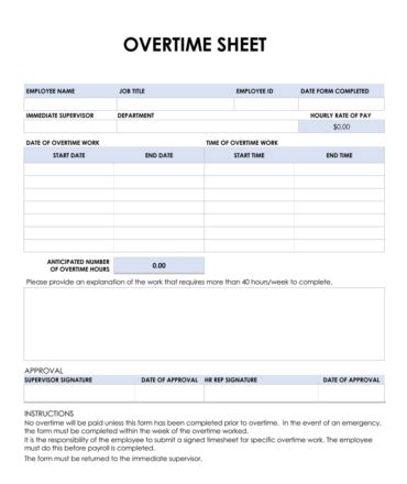 Image result for Over Time Format