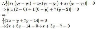 5. The relation between x and y if the point (x, y) is equidistant from ...