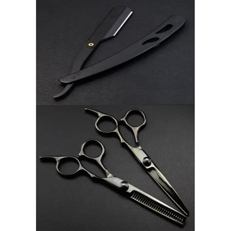 Qualis Shave U3 Ustura + M8 Kesme + Inceltme Makas Set - 6inç/15 cm ...