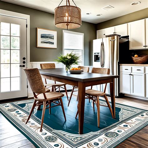 20 Kitchen Rug Ideas for Under Your Table: Tips and Inspirational Home ...