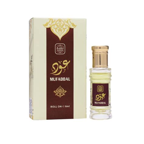 NASEEM Oud Mufaddal Attar Roll On Perfume Oil 6ml | Warm Spicy Gourmand ...