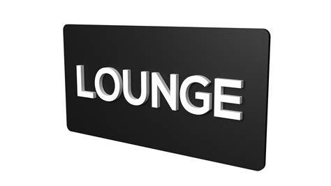 Lounge Sign board | Lounge Signage