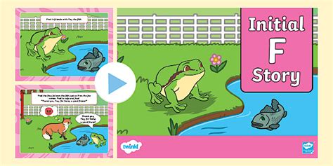 Initial f Story PowerPoint - Initial Sounds - Educational