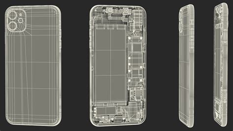 3D iPhone 11 Disassembled without Display model | 3D Molier International