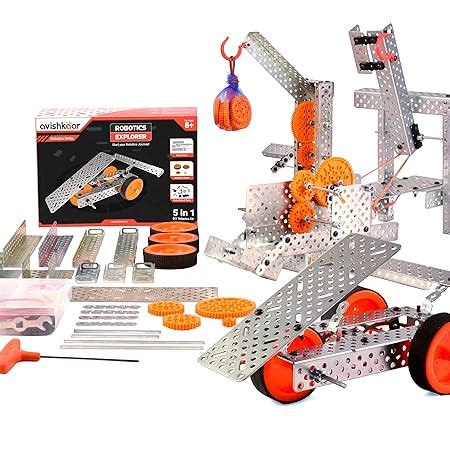 Buy Avishkaar Robotics Explorer Kit, 5-in-1 DIY Robotics Kit for Kids ...
