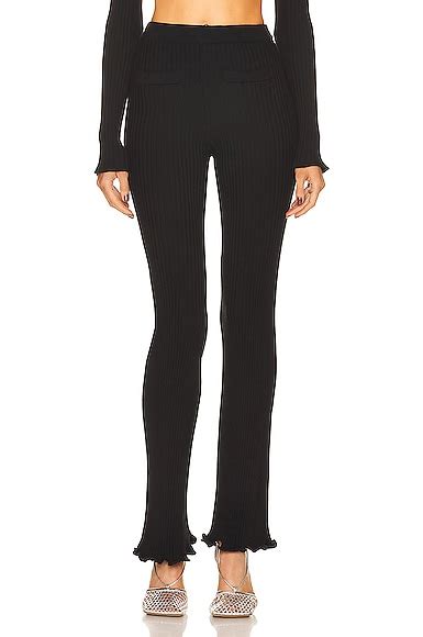 RABANNE Knit Pant in Black | FWRD