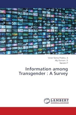 Buy Information among Transgender: A Survey Book Online at Low Prices ...
