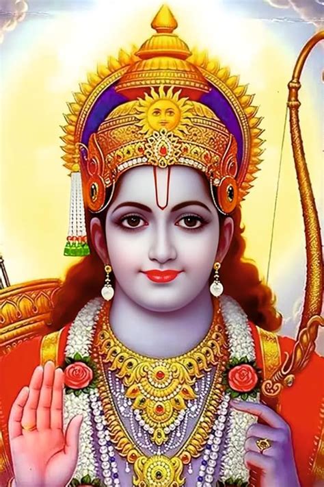 Shri Ram Poster HD poster for room decor (12x18-Inch, 300GSM Thick ...