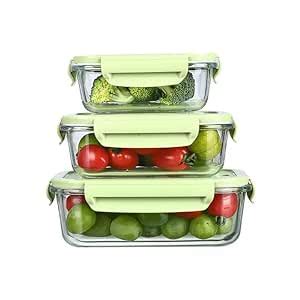 Buy GOTHRILL Smart Lock Borosilicate Rectangular Glass, 2 Partition ...