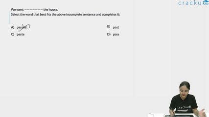 [Video] We went ——————— the house. Select the word that best fits the ...