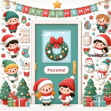 Christmas Door Decoration, Bulletin Board Ideas and Classroom Activities
