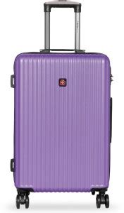 SWISSBRAND Riga Cabin Suitcase 4 Wheels - 20 inch Purple - Price in ...