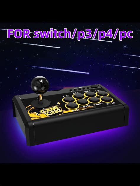4 in 1 Spielcontroller mit Turbo Funktion kompatibel zu Switch/PS4/PS3 ...