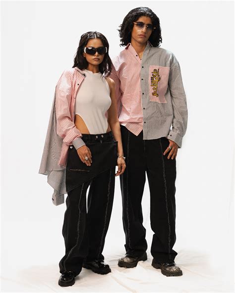 LOGO MISMATCHED STRIPES SHIRT – ctrlplusp.in