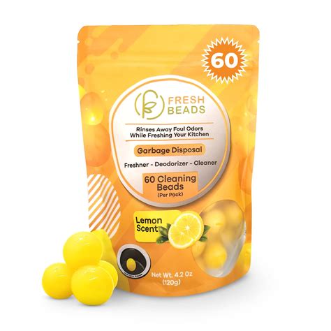 60-Count Sink Garbage Disposal and Drain Cleaner Pods, Freshener ...