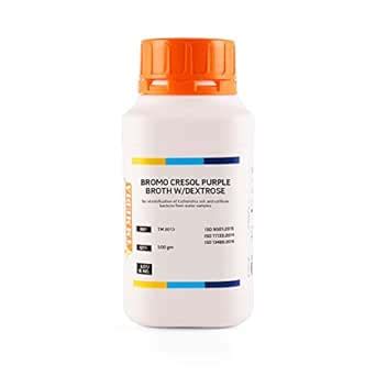 BROMO CRESOL PURPLE BROTH W/DEXTROSE for identification of Escherichia ...