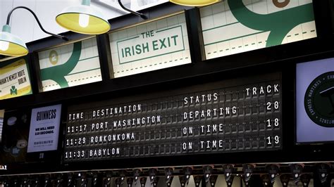 The Irish Exit: Modern Bar Signage - Oat Foundry