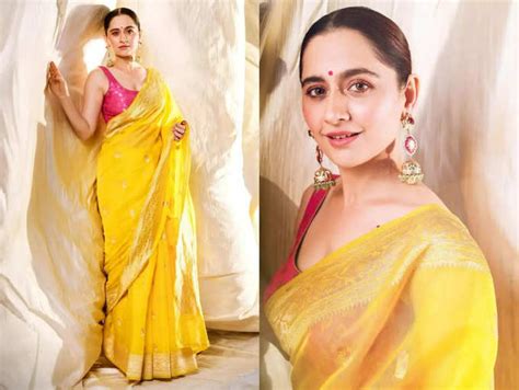 Sanjeeda Sheikh: Heeramandi actress Sanjeeda Sheikh's yellow Banarasi ...