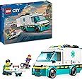LEGO City Emergency Ambulance Toy Truck Building Set 60451 Building ...