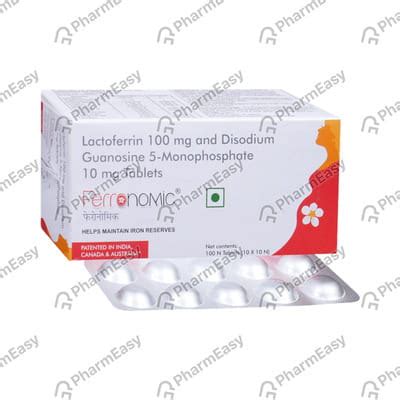 Buy Ferronomic Strip Of 10 Tablets Online & Save Up to 24% at PharmEasy