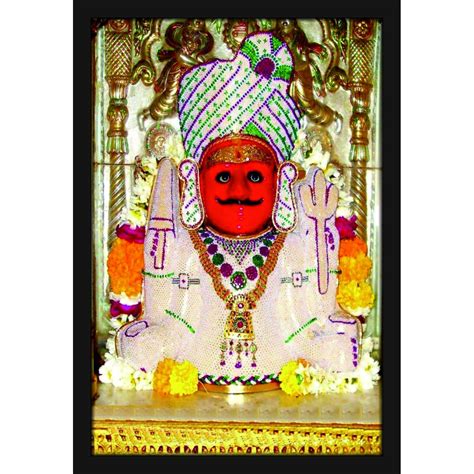 Mad Masters Khatu Shyam Sikar Rajasthan Painting Hanging Photo Frame ...