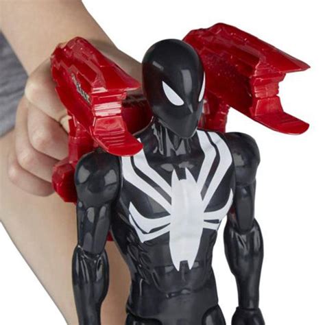 Buy Spider-Man Titan Hero Series Web Warriors Black Suit Spider-Man ...