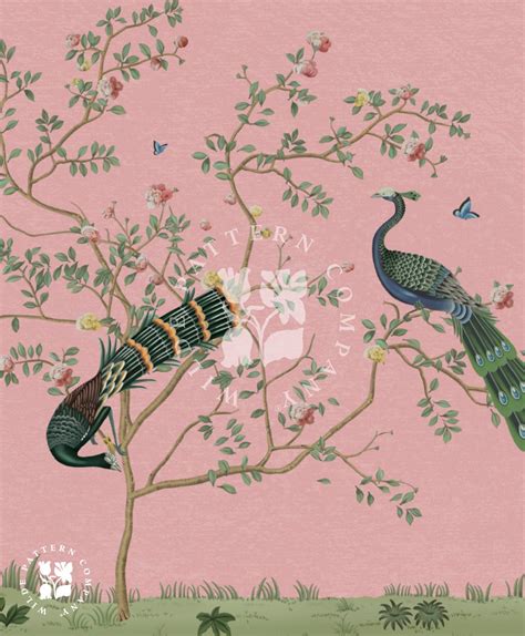 Monsoon Dance, Peacock Wallpaper – Wilde Pattern Company