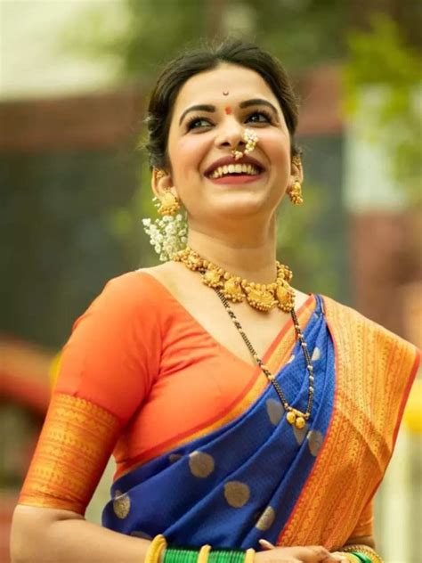 Birthday girl Mitali Mayekar's Top 10 saree looks | Times of India
