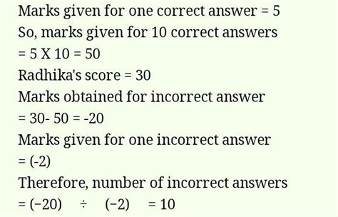 Q.6-In a competition, 5 marks are given for every correct answer and ...