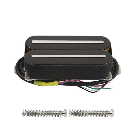 FLEOR High Output Dual Hot Rail Humbucker Pickup 57mm Rail Ceramic ...