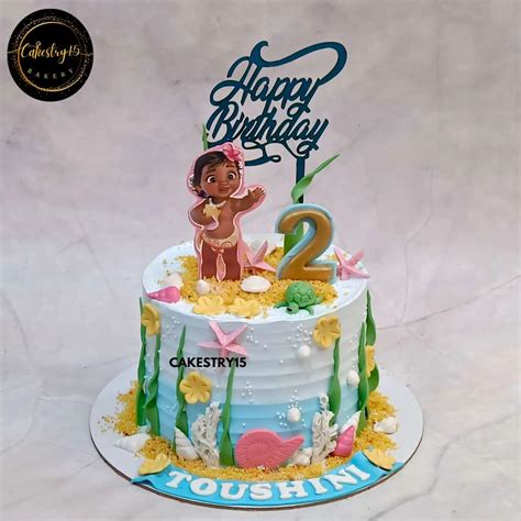 Moana-Themed 2nd Birthday Cake for Toushini – Order Now – CAKESTRY15