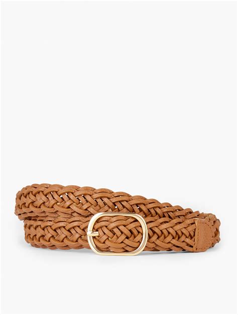 Braided Leather Belt | Talbots