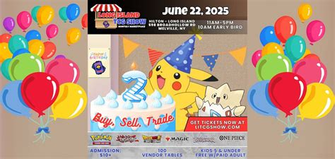 Long Island TCG Show Monthly Marketplace - June 22, 2025, Hilton Long ...
