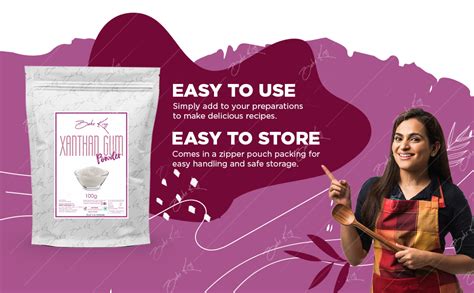 BAKE KING Xanthan Gum Powder 100grms |Thickening, Binding Agent and ...