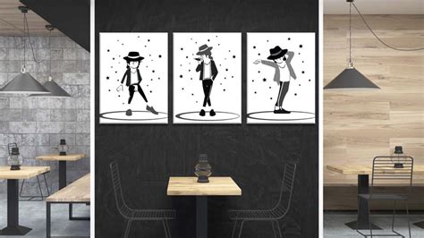 Cartoon Art Of Michael Jackson, Set Of 3 – Myindianthings