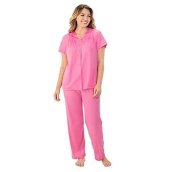 Vanity Fair Women's Coloratura Sleepwear Short Sleeve Pajama Set 90107 ...