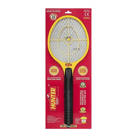Hunter Rechargeable Mosquito Swatter Bat - Plastic, 2.4 V, 1 Pc Blister ...